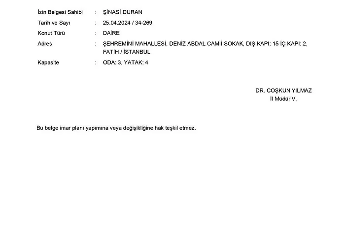 Hane Provincia di Istanbul